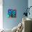 Pinwheel Daisy Blue-Steven Scott-Premier Image Canvas displayed on a wall