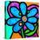 Pinwheel Daisy Blue-Steven Scott-Premier Image Canvas
