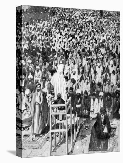 Pious Moslems Gathered at the 'Durbar of God, Mecca, Saudi Arabia, 1922-null-Premier Image Canvas