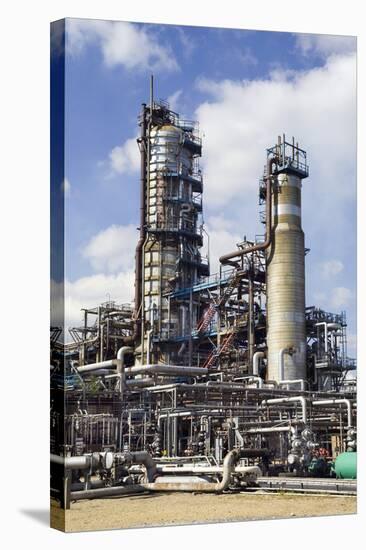 Pipestills At An Oil Refinery-Paul Rapson-Premier Image Canvas