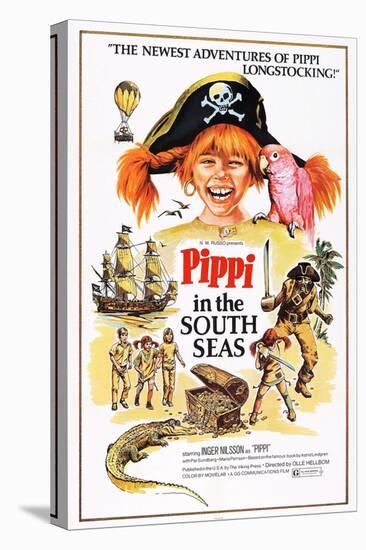 Pippi in the South Seas, (Aka Pippi Langstrump Pa De Sju Haven), Inger Nilsson, 1970-null-Stretched Canvas