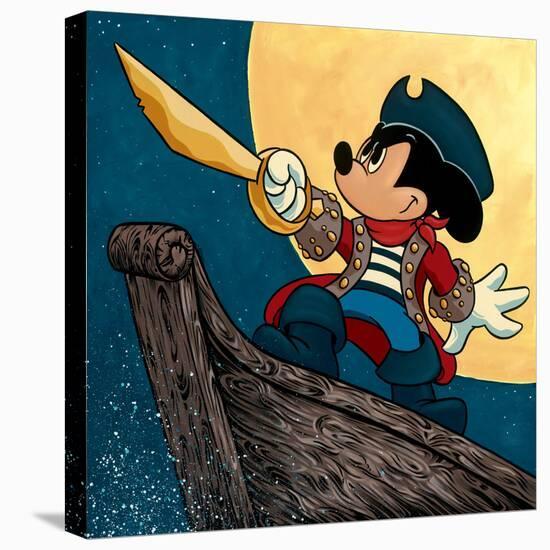 Pirate Mickey-Carlton & Reis-Stretched Canvas