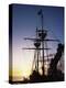 Pirate Ship in Hog Sty Bay, During Pirates' Week Celebrations, George Town, Cayman Islands-Ruth Tomlinson-Premier Image Canvas