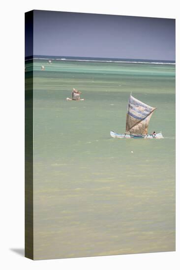 Pirogue, a Traditional Madagascar Sailing Boat, Ifaty Beach, Madagascar, Africa-Matthew Williams-Ellis-Premier Image Canvas