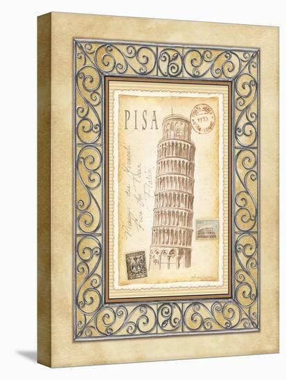 Pisa Postcard-Andrea Laliberte-Stretched Canvas