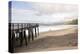 Pismo Beach Pier, California, USA: A Man And A Woman Walking Along The Beach-Axel Brunst-Premier Image Canvas