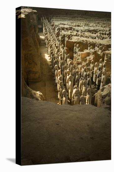 Pit 1, Warrtiors, Terracotta Army, UNESCO World Heritage Site, Xian, Shaanxi, China, Asia-Janette Hill-Premier Image Canvas