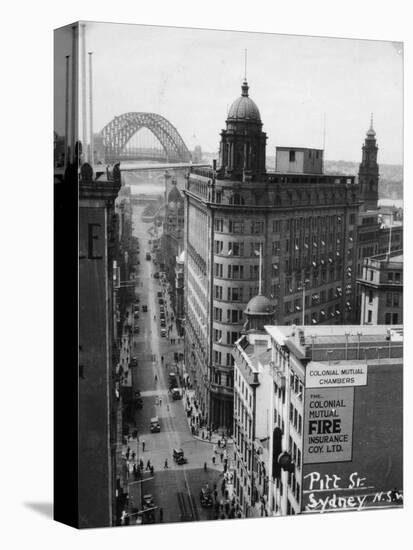 Pitt Street, Sydney, New South Wales, Australia, 1945-null-Premier Image Canvas