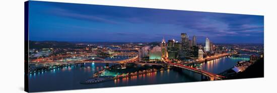 Pittsburg from Mount Washington-null-Stretched Canvas