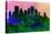 Pittsburgh City Skyline-NaxArt-Stretched Canvas