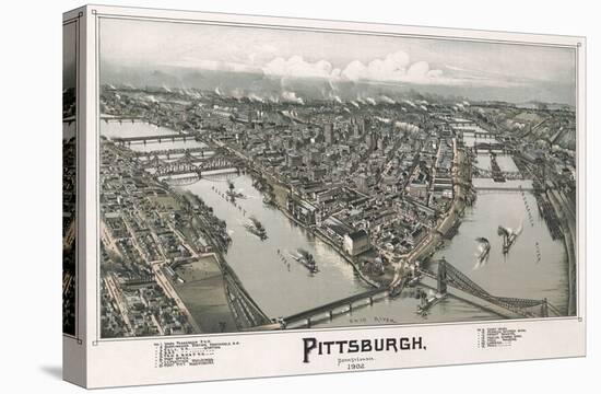 Pittsburgh, Pennsylvania, 1902-T^M^ Fowler-Stretched Canvas