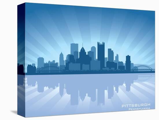 Pittsburgh, Pennsylvania Skyline-Yurkaimmortal-Stretched Canvas