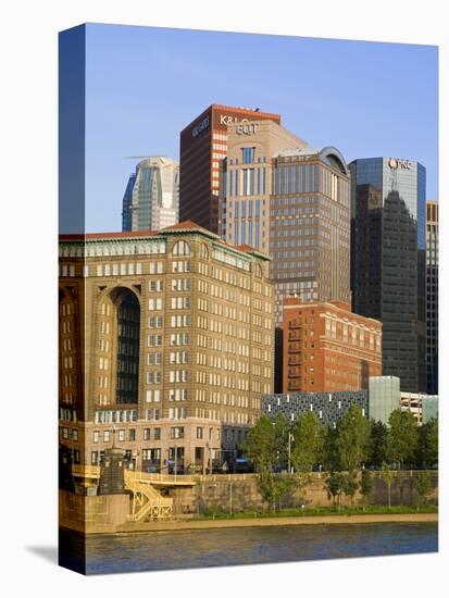 Pittsburgh Skyline and the Allegheny River, Pittsburgh, Pennsylvania, United States of America, Nor-Richard Cummins-Premier Image Canvas