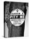 'Pity Me' Signpost-J. Chettlburgh-Premier Image Canvas