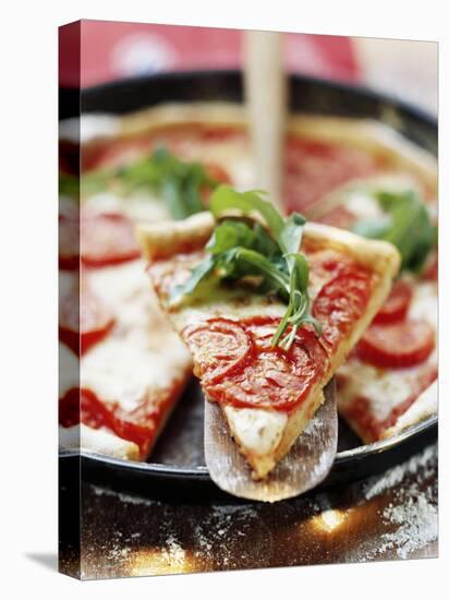 Pizza with Tomatoes and Rocket-null-Premier Image Canvas