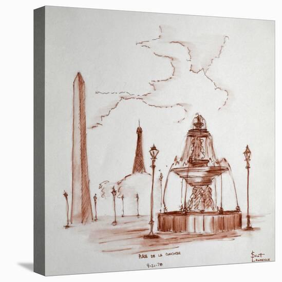 Place de la Concorde in Paris, France has one of the largest obelisks from ancient Egypt at its cen-Richard Lawrence-Premier Image Canvas