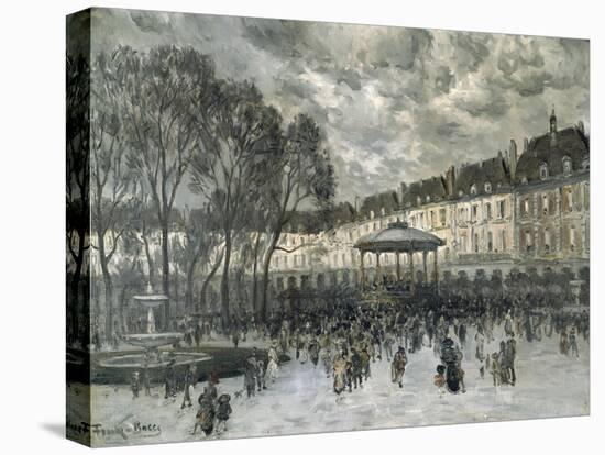 Place De Vosges, Paris, Day of a Concert, Late 19Th/Early 20th Century-Frank Myers Boggs-Premier Image Canvas