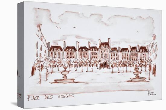 Place des Vosges in the historic district of Marais, Paris, France-Richard Lawrence-Premier Image Canvas