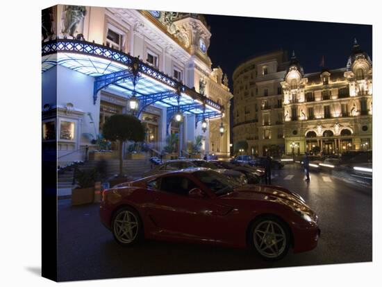 Place Du Casino at Dusk, Monte Carlo, Monaco, Europe-Pitamitz Sergio-Premier Image Canvas