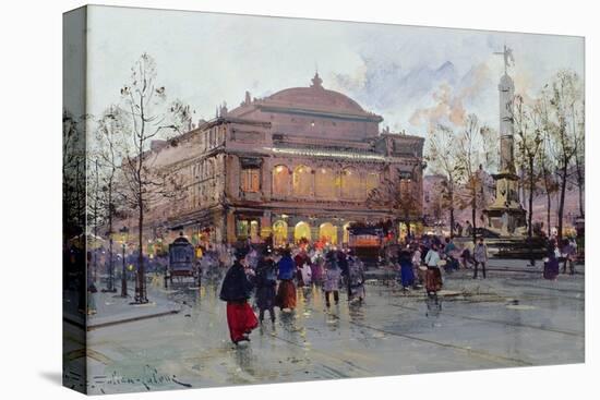 Place Du Chatelet-Eugene Galien-Laloue-Premier Image Canvas