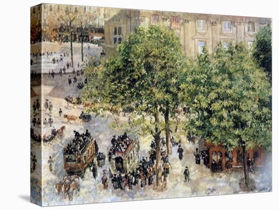 Place Du Theatre-Francais, Spring, 1898-Camille Pissarro-Premier Image Canvas