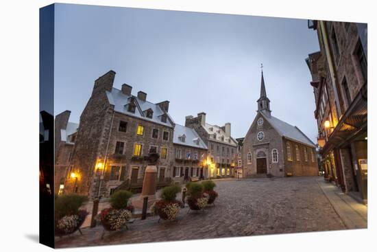 Place Royale, Quebec City, Province of Quebec, Canada, North America-Michael Snell-Premier Image Canvas