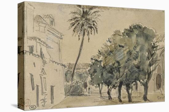 Place San Lorenzo à Séville-Eugene Delacroix-Premier Image Canvas
