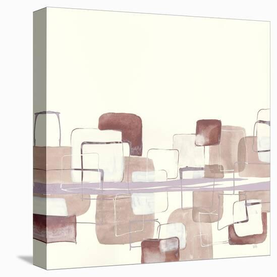 Placid Boxes I Blush-Chris Paschke-Stretched Canvas
