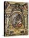 Plafond de la Galerie des Glaces : L'Ordre rétabli dans les finances-Charles Le Brun-Premier Image Canvas