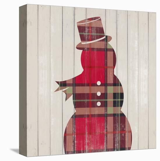 Plaid Christmas IV-null-Stretched Canvas