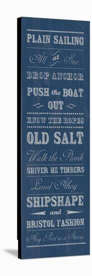 Plain Sailing-The Vintage Collection-Stretched Canvas