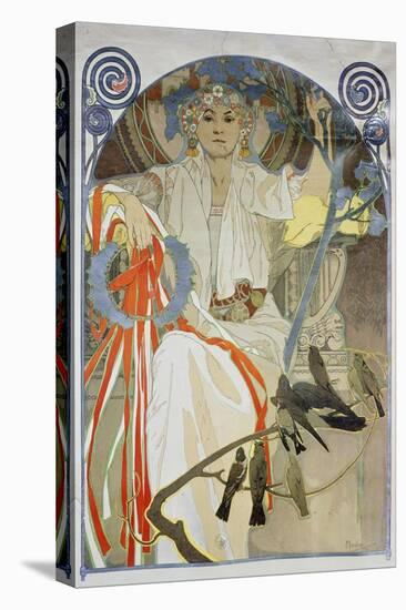 Plakat Fuer Das Gesangs- Und Musikfest Fruehling 1914 in Prag, 1914-Alphonse Mucha-Premier Image Canvas