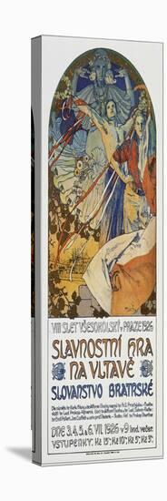 Plakat Fuer Das Historienspiel Slawische Bruederlichkeit Zum 8. Sokol-Treff, Prag 1926-Alphonse Mucha-Premier Image Canvas