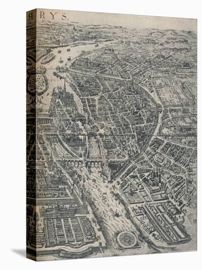 Plan of Paris, c1630 (1915)-Unknown-Premier Image Canvas