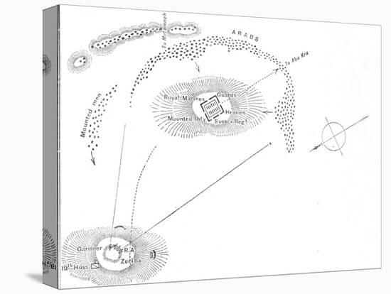 'Plan of the Battle of Abu Kru, (January 19, 1885)', c1885-Unknown-Premier Image Canvas