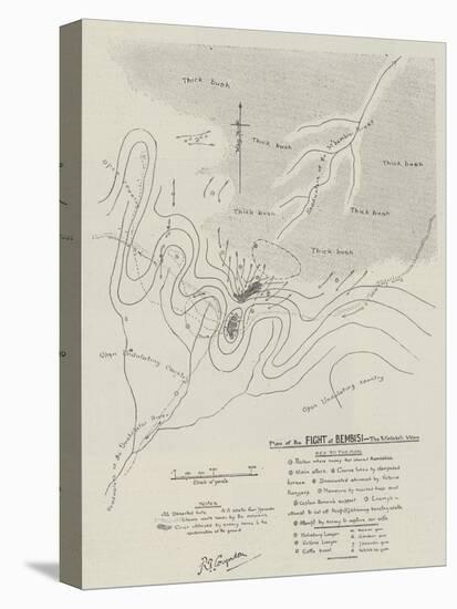 Plan of the Fight at Bembisi, the Matabili War-null-Premier Image Canvas