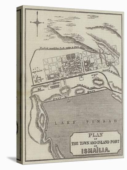 Plan of the Town and Inland Port of Ismailia-null-Premier Image Canvas