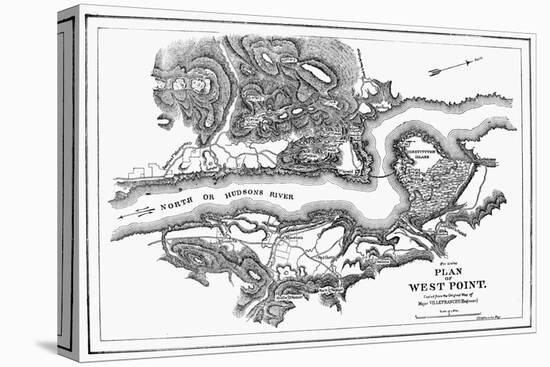 Plan of West Point, 1780-null-Premier Image Canvas