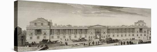 Planche 12 : vue de la colonnade du Louvre en 1752 ("diverses vues de Paris" pl. 14)-Jacques Rigaud-Premier Image Canvas