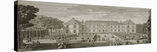 Planche 20 : vue du palais du Temple à Paris prise du côté des jardins vers 1750 (appartient au-Jacques Rigaud-Premier Image Canvas