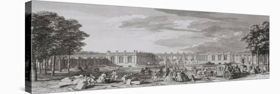 Planche 32: Vue du Grand Trianon prise du côté de l'avenue vers 1730 (endroits remarquables du-Jacques Rigaud-Premier Image Canvas