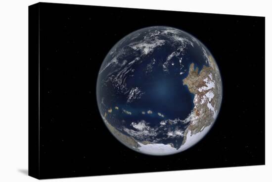 Planet Earth 600 Million Years Ago Following the Cryogenian Period-null-Stretched Canvas