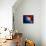 Planet Earth With Sunrise In Space-alanuster-Stretched Canvas displayed on a wall