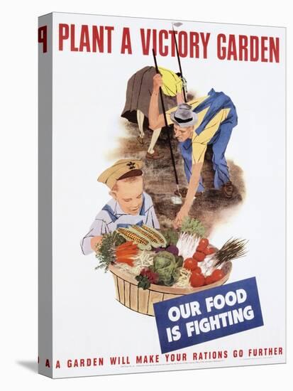 Plant a Victory Garden Poster-null-Premier Image Canvas