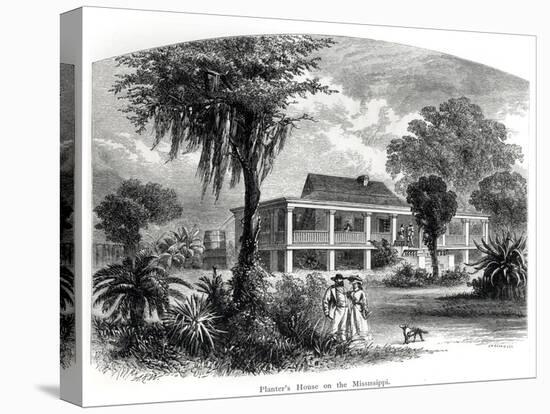Planter's House on the Mississippi, Engraved by J.H. Ellawell-null-Premier Image Canvas