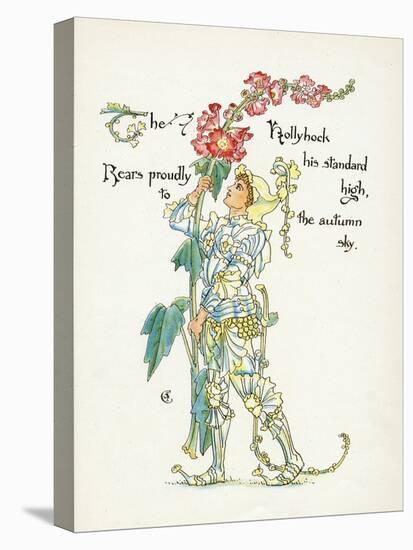 Plants, Althaea Rosea-Walter Crane-Stretched Canvas