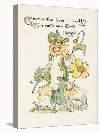 Plants, Caltha Palustris-Walter Crane-Stretched Canvas