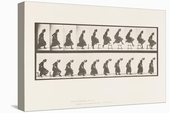 Plate 156. Jumping; Running Straight High Jump, 1885 (Collotype on Paper)-Eadweard Muybridge-Premier Image Canvas