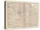 Plate 19. Map of France-Encyclopaedia Britannica-Stretched Canvas