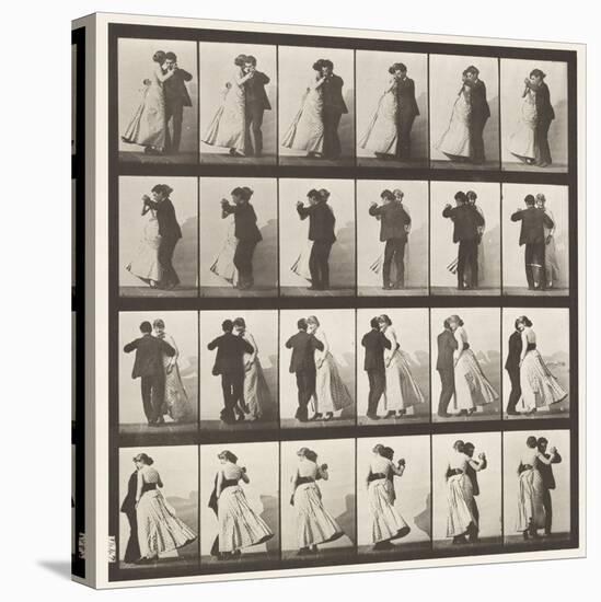 Plate 197. Dancing Waltz, Two Models, 1885 (Collotype on Paper)-Eadweard Muybridge-Premier Image Canvas